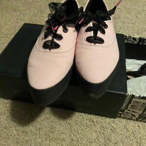Keds Pink and Black Women's Sneakers